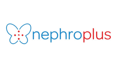 Nephroplus company logo on transparent background