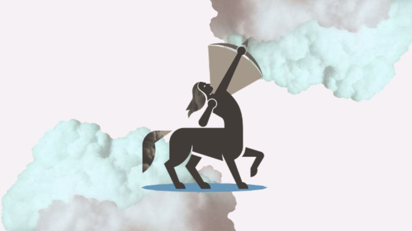 Image of Centaur in cloud